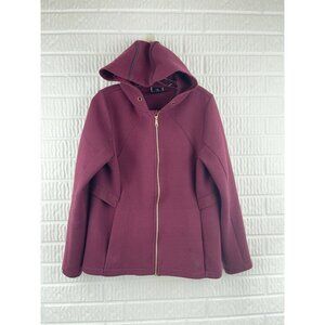 Stitchfix Sweatshirt XL MPG Hoodie Full Zip Maroon Pockets Vented Womens